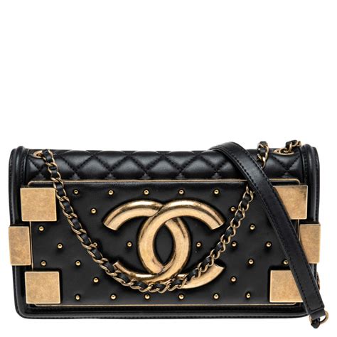 chanel boy brick flap bag|Chanel black boyfriend bag.